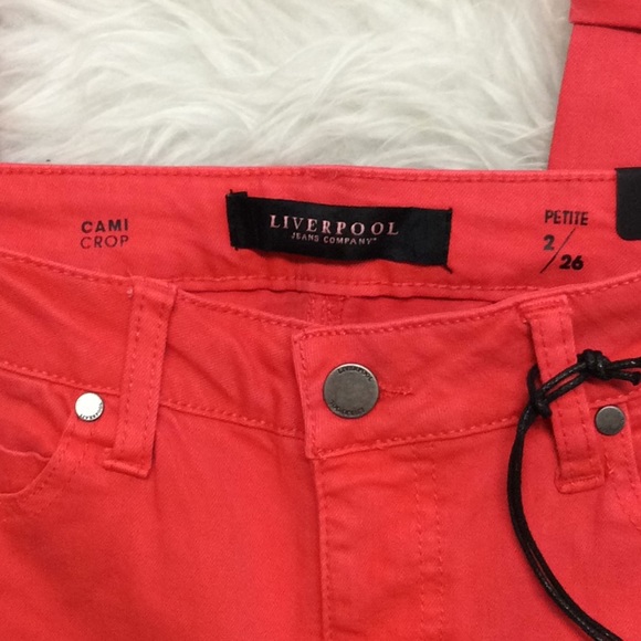 Liverpool Jeans Company cami crop color denim - Picture 4 of 6